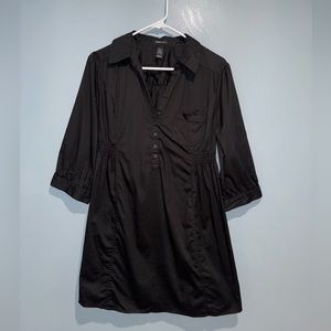 Black Blouse Maternity Dress